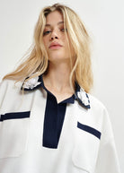 Hoiseau Polo Shirt Top - Domino Style