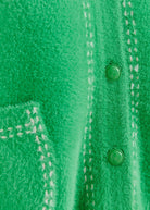 Hoops Contrast Stitch Knit - Green - Domino Style