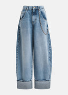 Barrel Leg Jeans - Domino Style