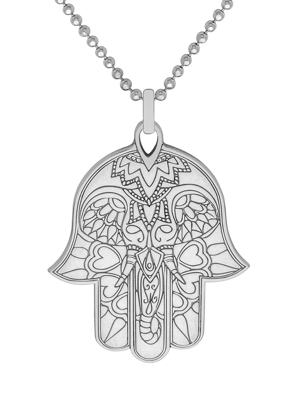 Hamsa Hand Necklace - Small - Domino Style