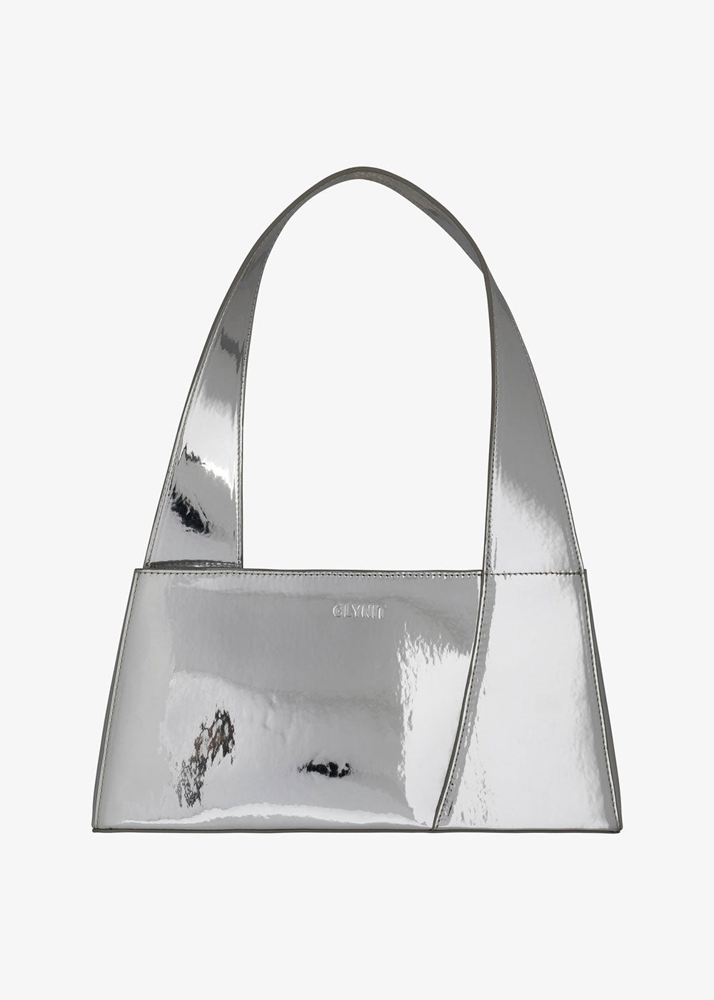 Brooke Bag - Metallic Silver - Domino Style