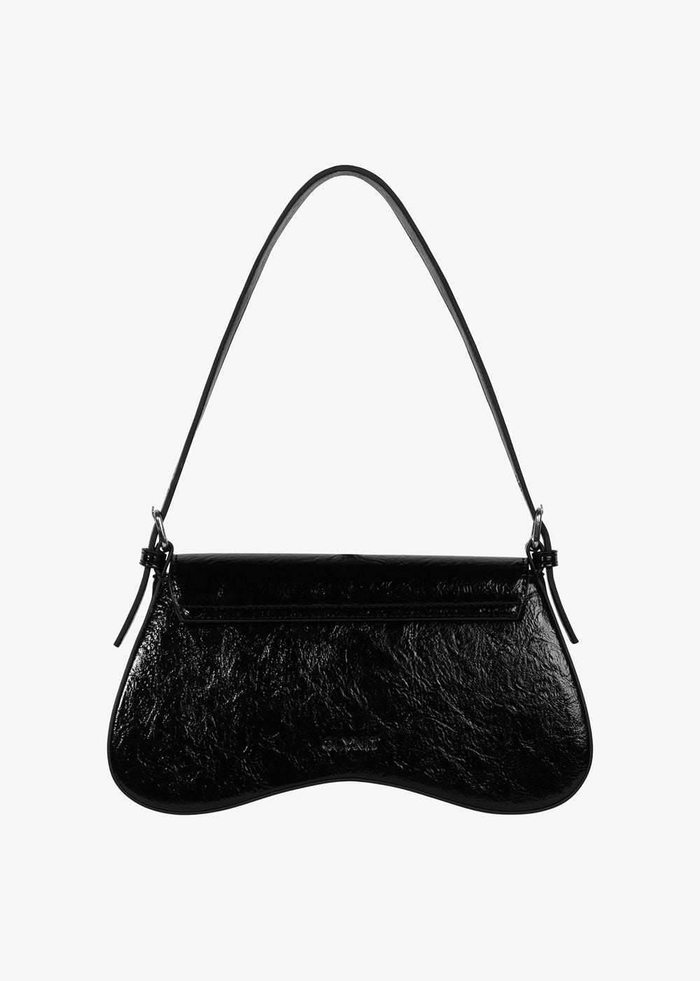 Skye Bag - Cracked Black - Domino Style