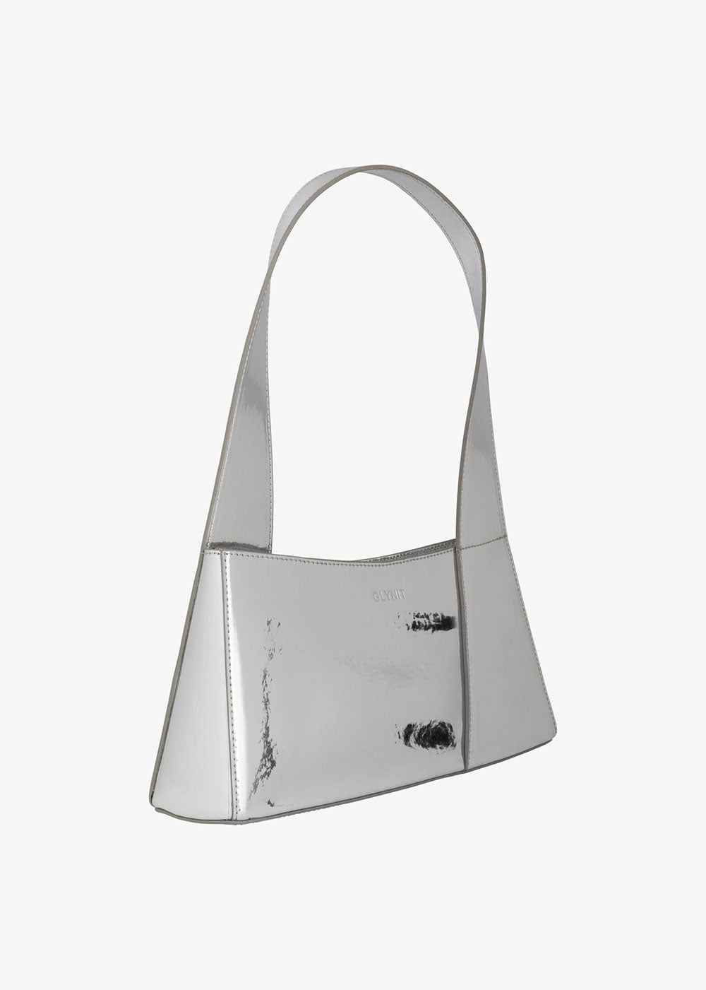 Brooke Bag - Metallic Silver - Domino Style