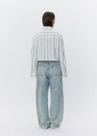 Issa Striped Cotton Shirt - Domino Style