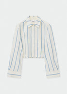 Issa Striped Cotton Shirt - Domino Style