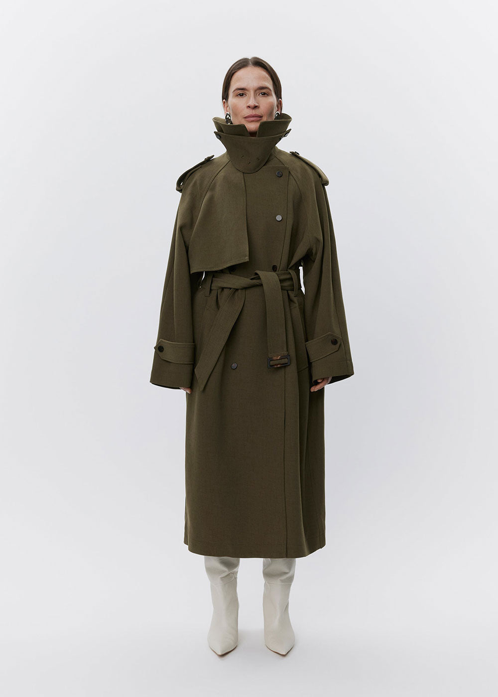 Lynn Heavy Coat - Domino Style