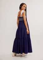 Bluebell Solid Maxi Dress - Domino Style