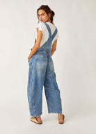 Good Luck Barrel Dungarees - Ultra Light Beam - Domino Style