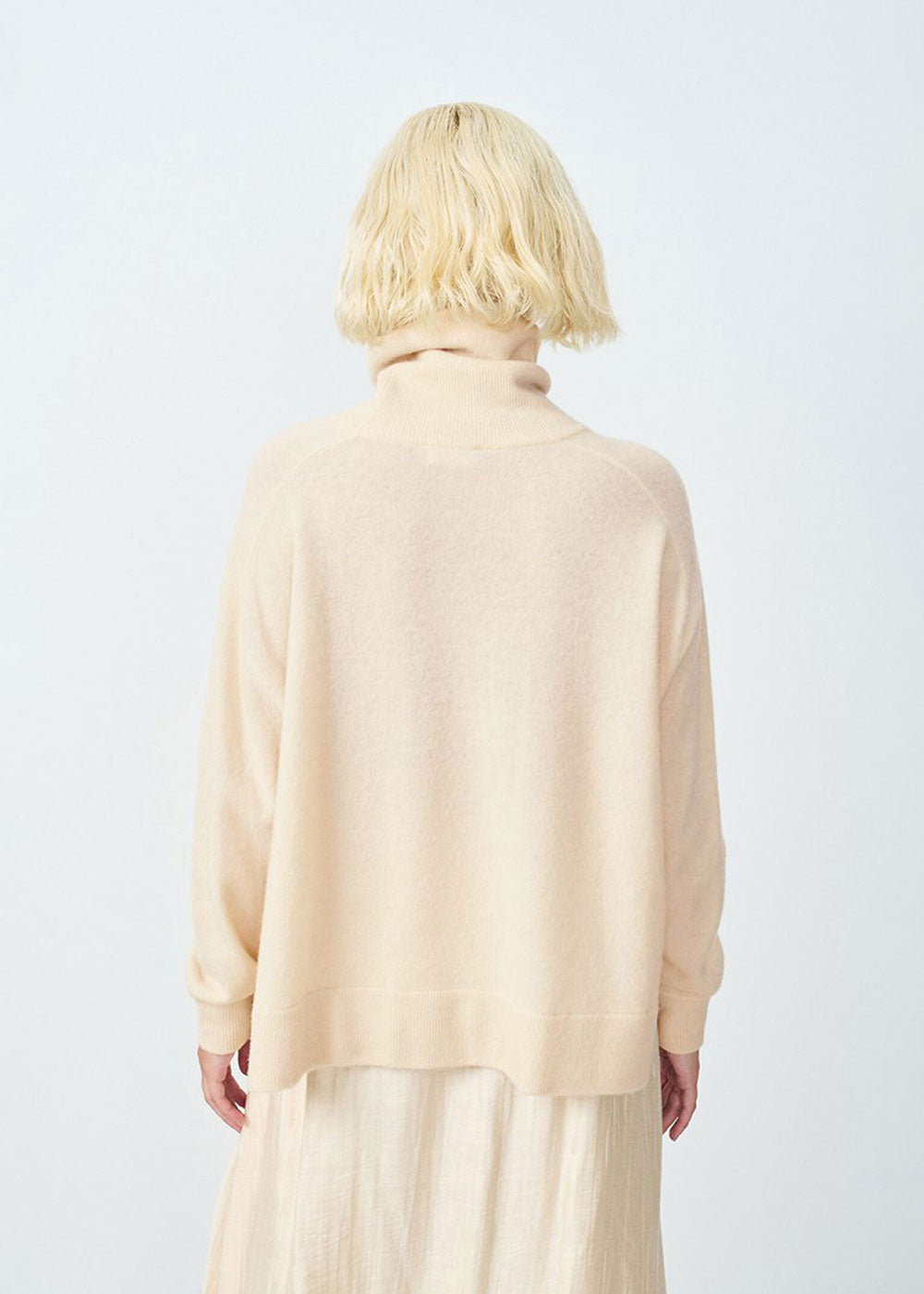 Raxow Turtleneck Jumper - Nude - Domino Style