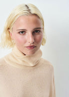 Raxow Turtleneck Jumper - Nude - Domino Style