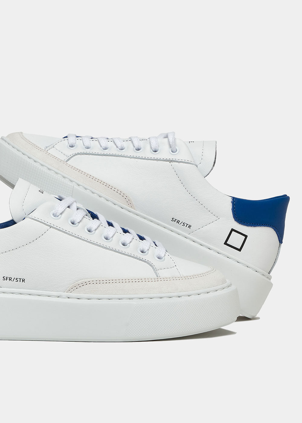 Sfera Stripe Sneakers - White Bluette - Domino Style