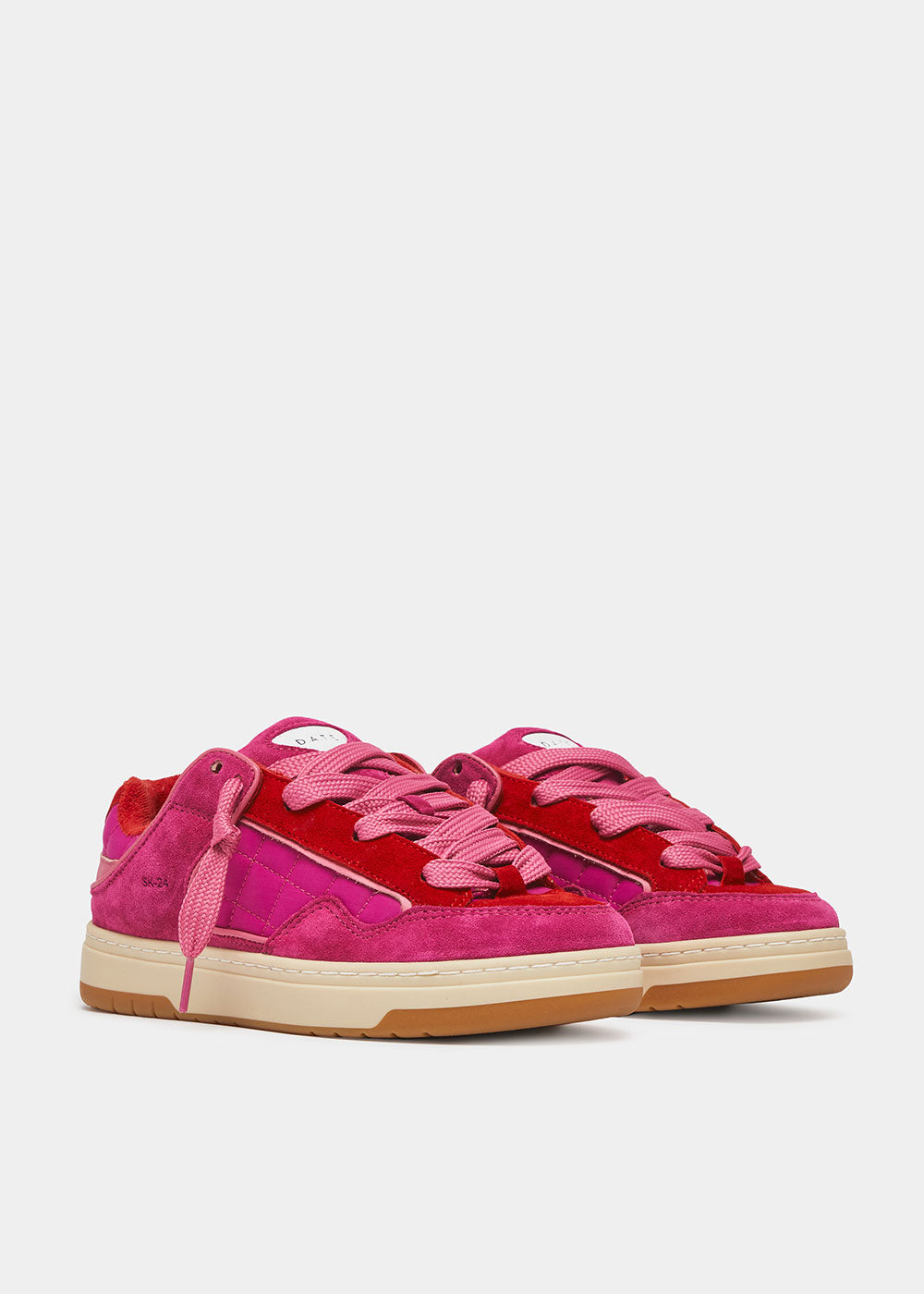 Skate Nylon Trainers - Fuchsia - Domino Style