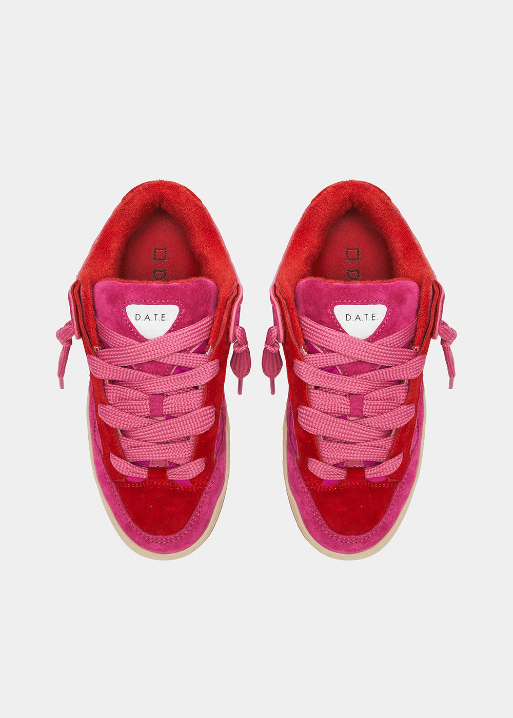 Skate Nylon Trainers - Fuchsia - Domino Style