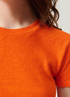 Sonoma Round Neck T-Shirt - Orange - Domino Style