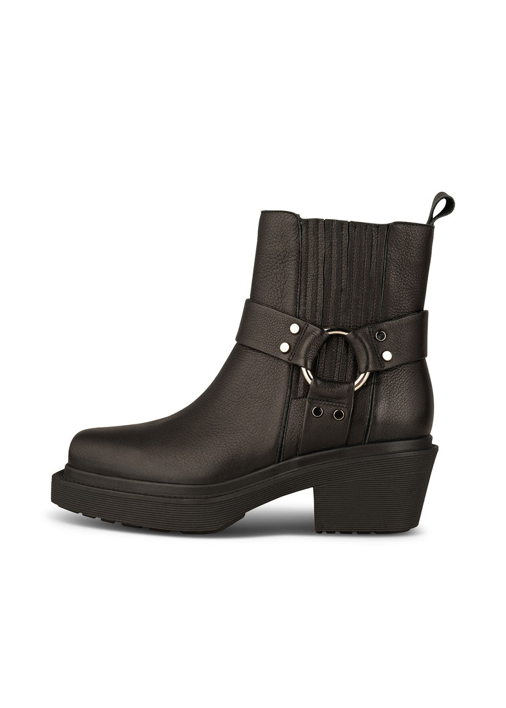 Amina Biker Boot - Domino Style