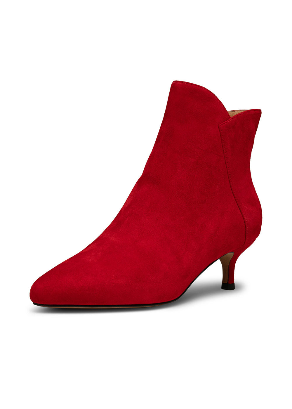 Saga Suede Boot - Fire Red - Domino Style