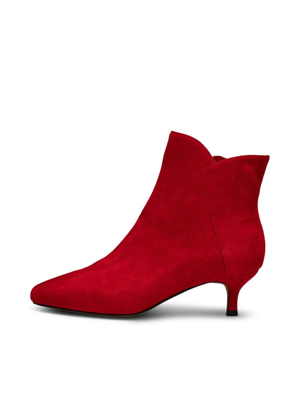 Saga Suede Boot - Fire Red - Domino Style