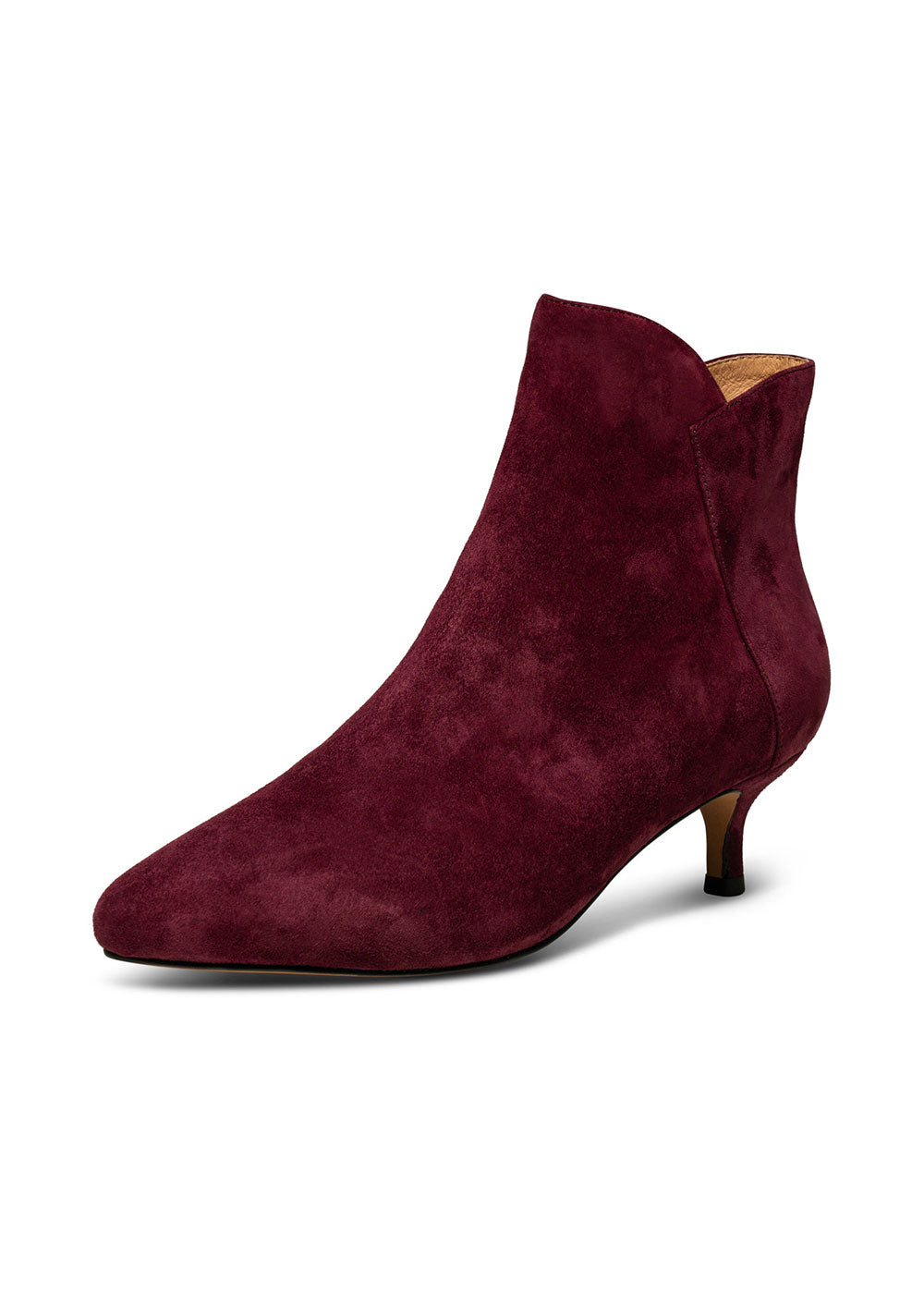 Saga Suede Boot - Bordeaux - Domino Style