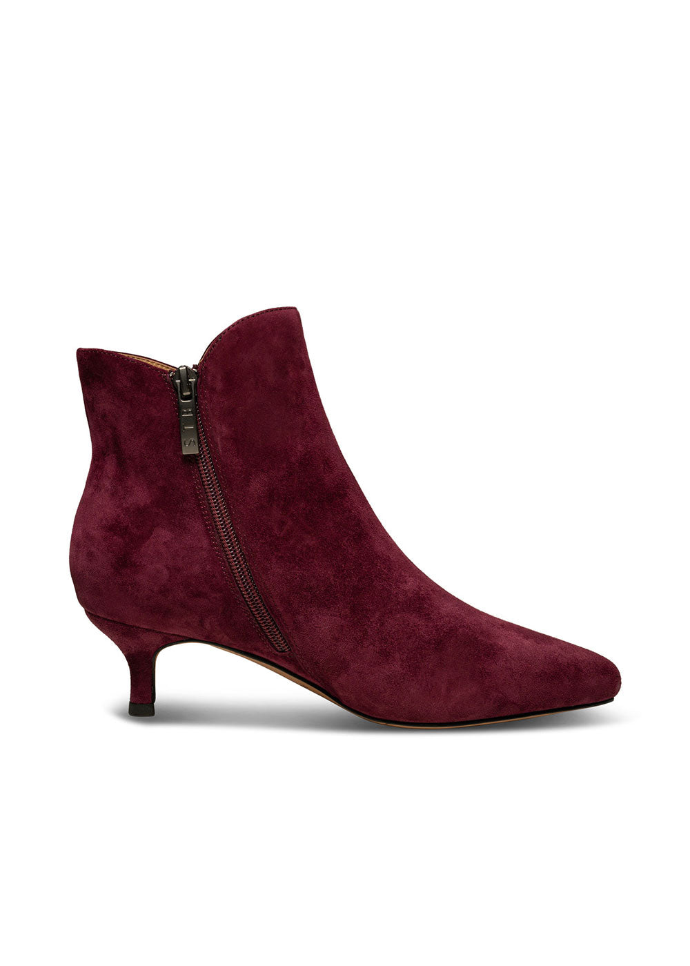 Saga Suede Boot - Bordeaux - Domino Style