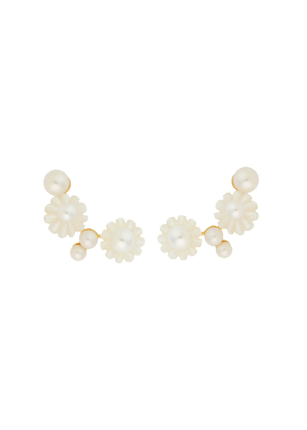 Venus Daydream Cluster Earrings - Domino Style