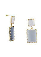 Cosette Allure Earrings - Blue - Domino Style