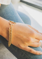 Molly Curb Chain Bracelet - Gold - Domino Style