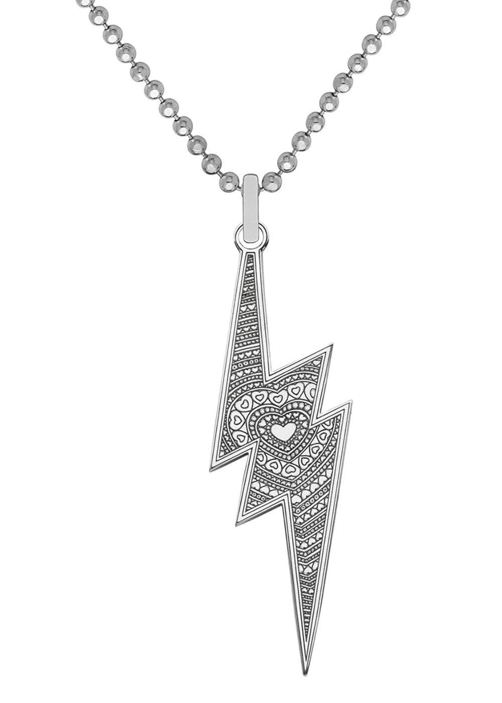 Lightning Bolt Necklace - Medium - Domino Style