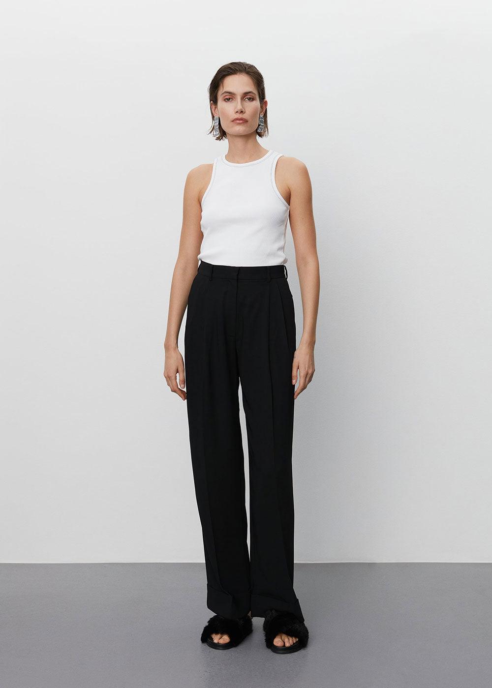 Jacques Classic Gabardine Trousers - Domino Style