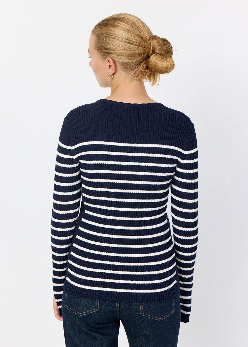 Agnes 7 Pullover - Navy - Domino Style