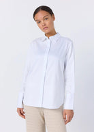 Isla Solid 7 Shirt - White - Domino Style