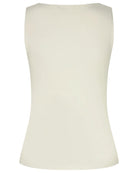 Square Neck Top - Ivory - Domino Style