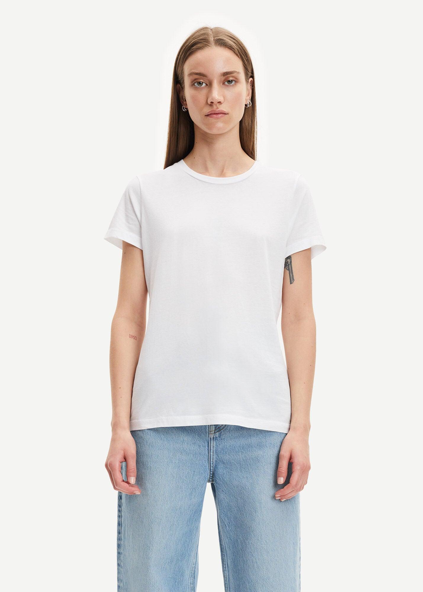 Solly Tee Solid - White - Domino Style