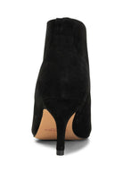 Valentine Low Cut Suede Boots - Black - Domino Style