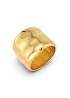 Flowy Ring Gold - Domino Style