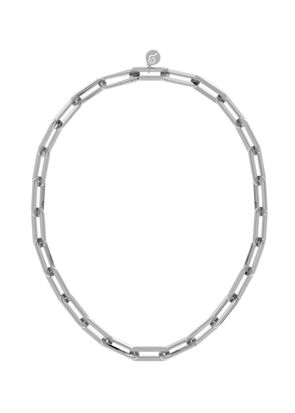 Ivy Maxi Necklace Steel - Domino Style