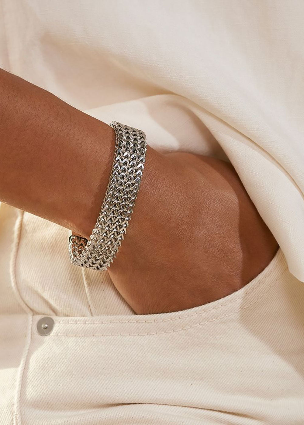 Lee Bracelet Steel - Domino Style