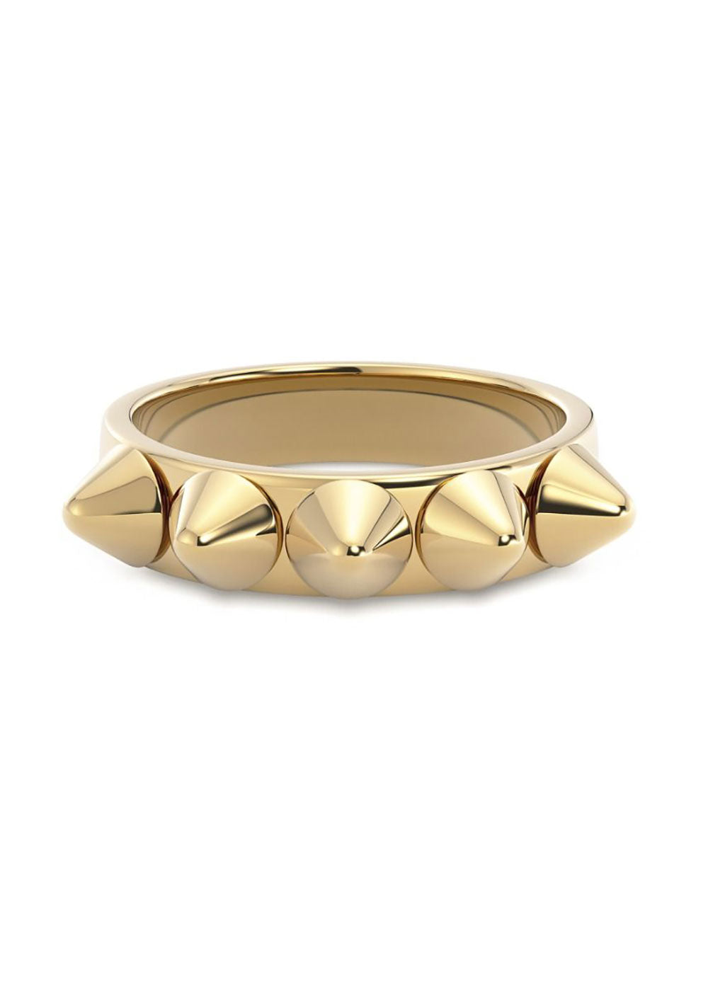 Peak Ring Single Gold - Domino Style