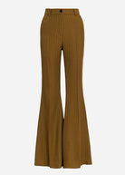 Goodness2 Flared Pants - Khaki - Domino Style