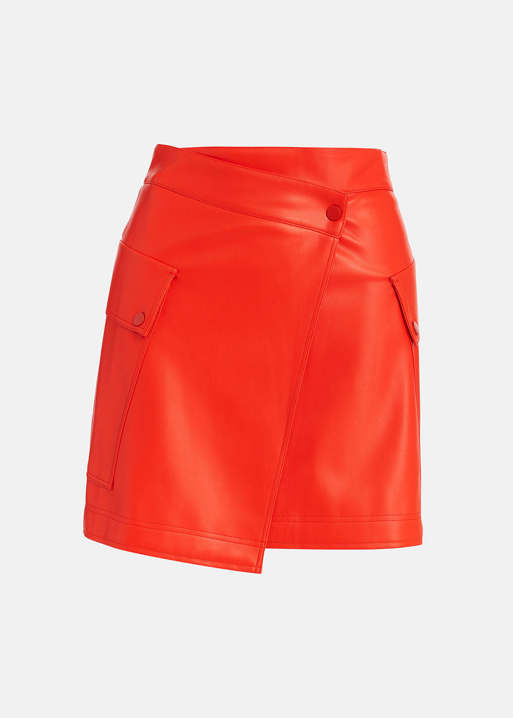 Gradual Mini Wrap Skirt - Domino Style