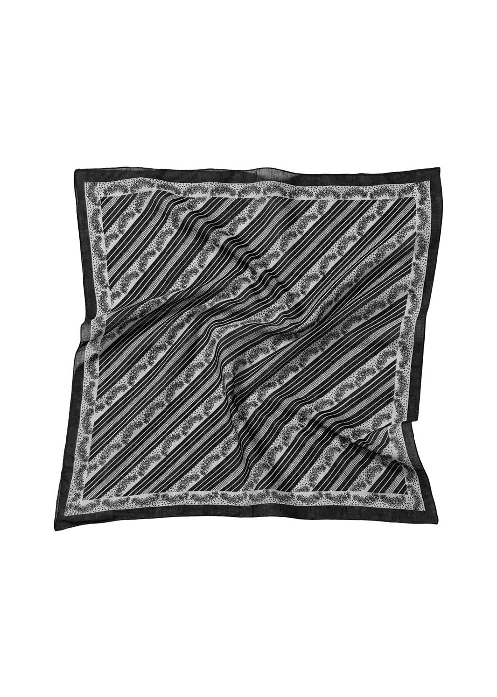 Billie Cotta Scarf - Black - Domino Style