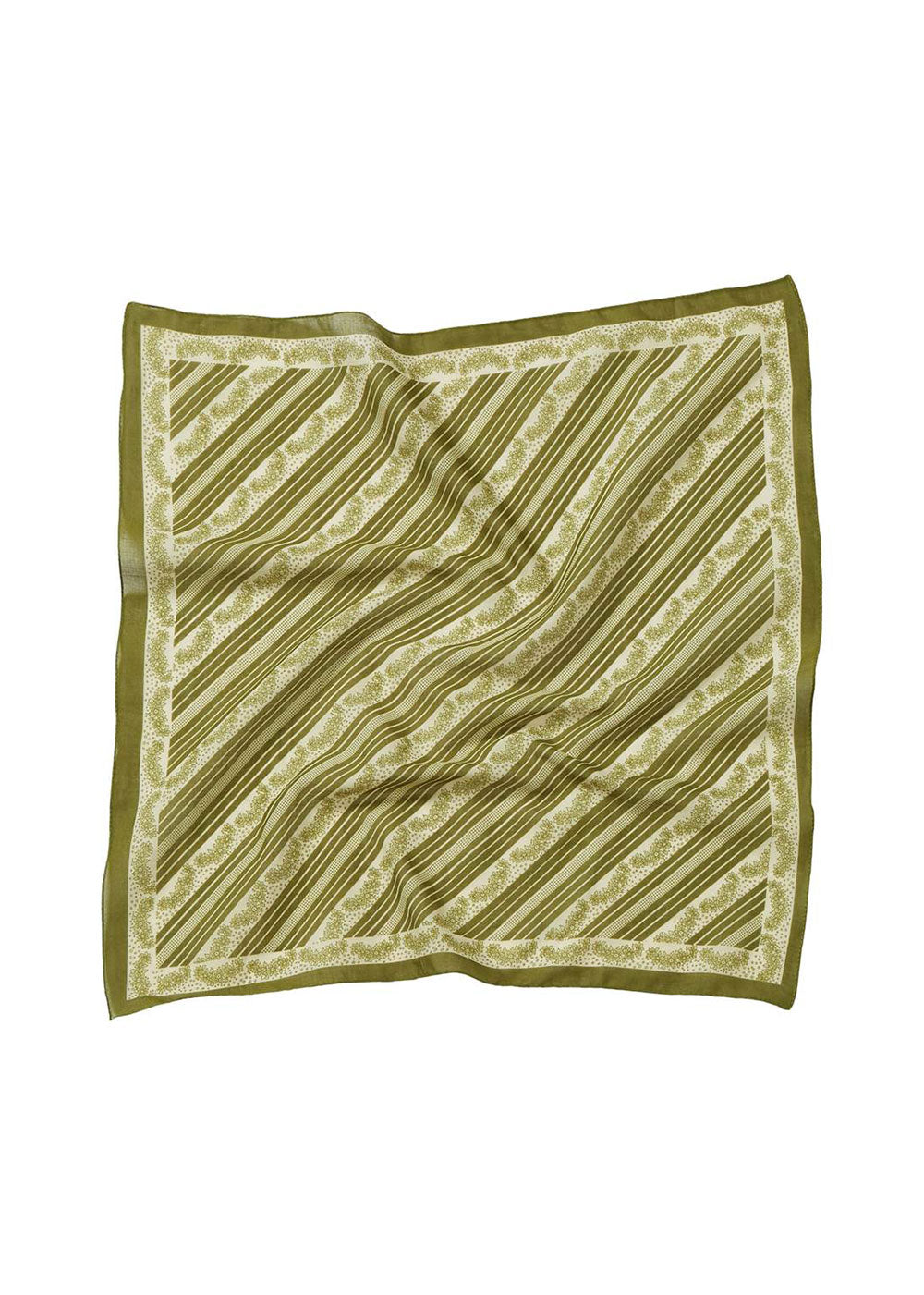 Billie Cotta Scarf - Sphagnum Green - Domino Style