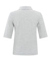 Jersey Polo Top - Grey