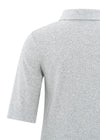 Jersey Polo Top - Grey