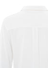 Long Sleeve V-Neck Top - White