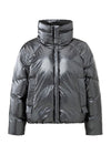 Metallic Puffer Jacket