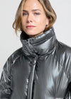 Metallic Puffer Jacket