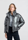 Metallic Puffer Jacket