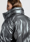 Metallic Puffer Jacket