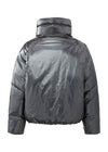 Metallic Puffer Jacket