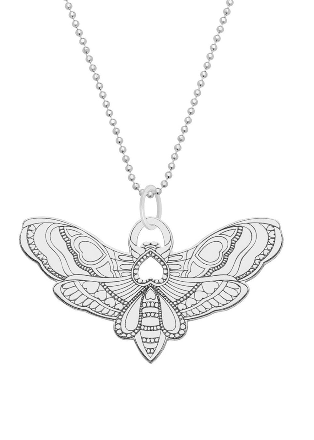 Moth Necklace - Small - Domino Style